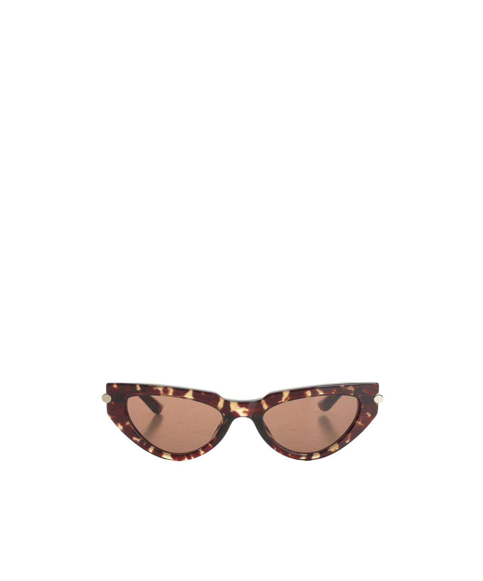 Alexander Mcqueen Acetate Sunglasses In Brown