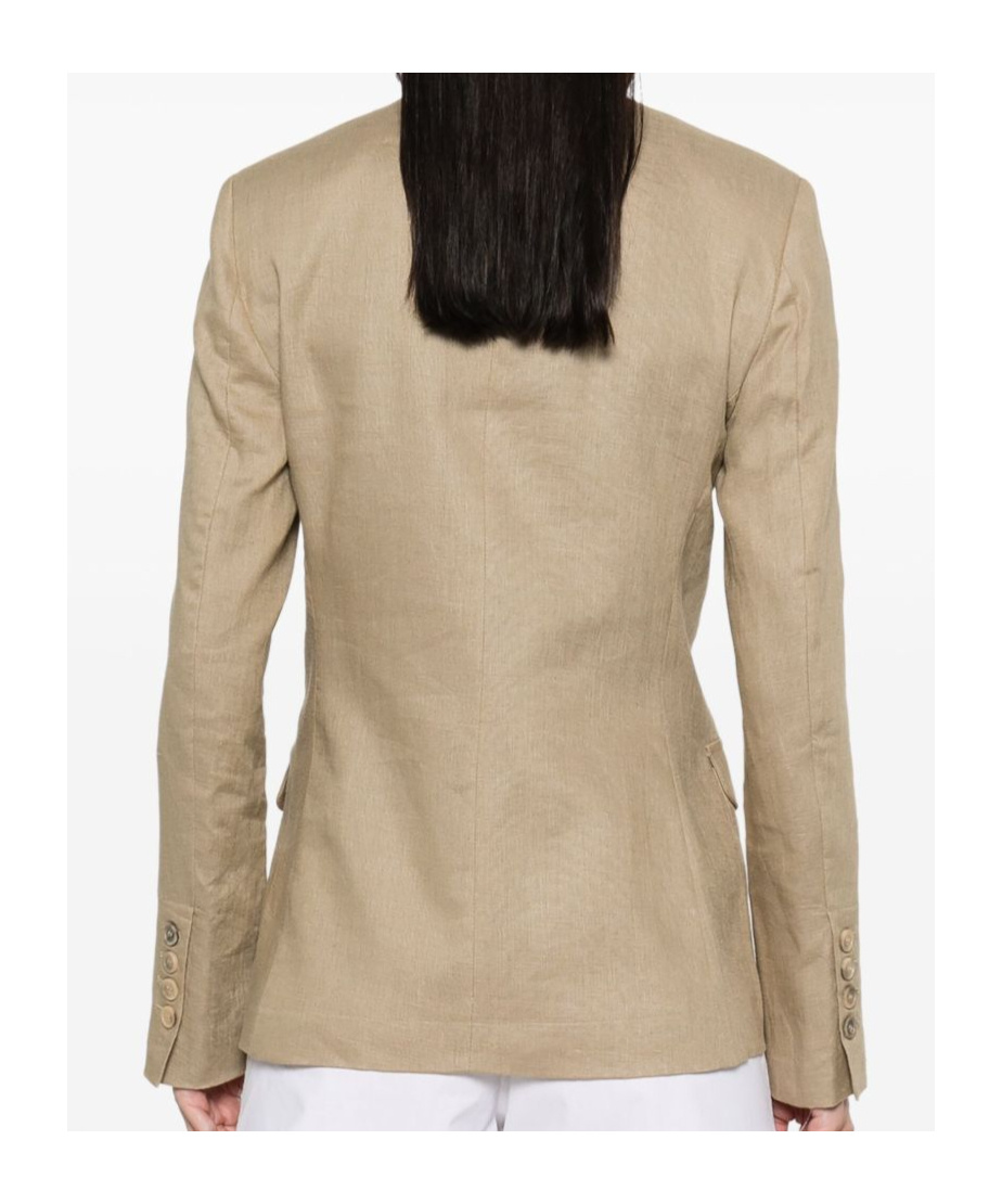 Semicouture Long Sleeve Casual Jacket In Neutral