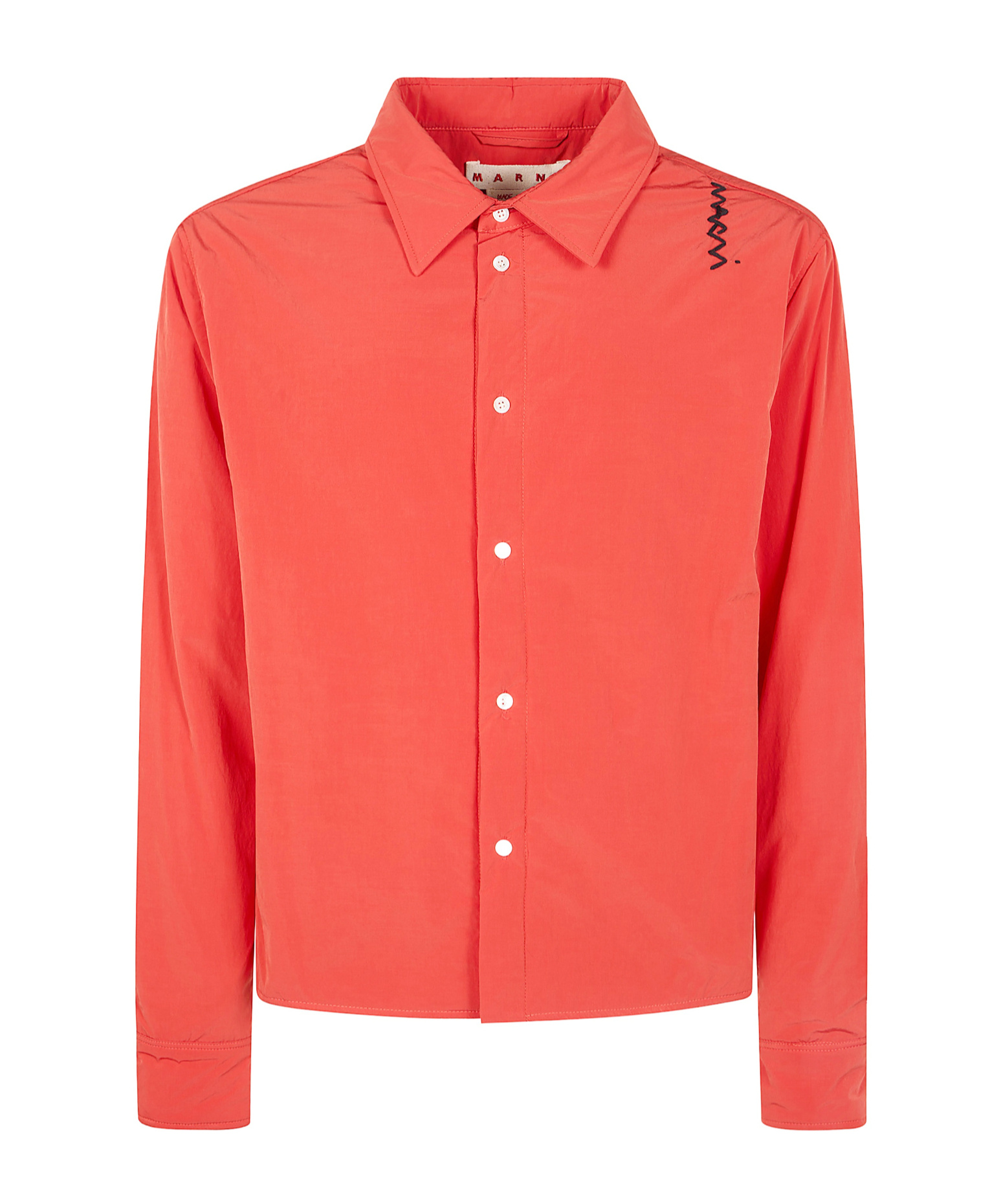 Marni Embroidered Detail Long Sleeves Shirt