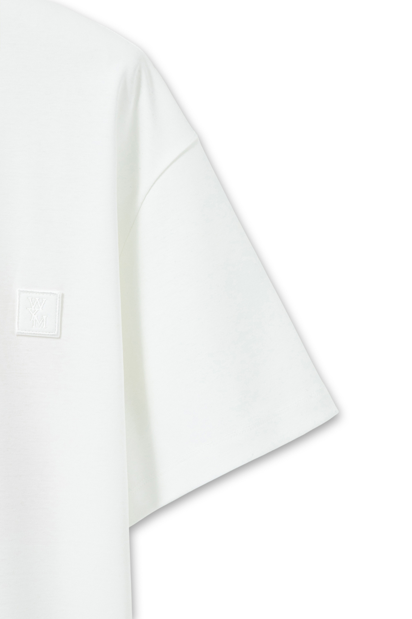 Wooyoungmi Off-white Flower Back Logo T-shirt In White