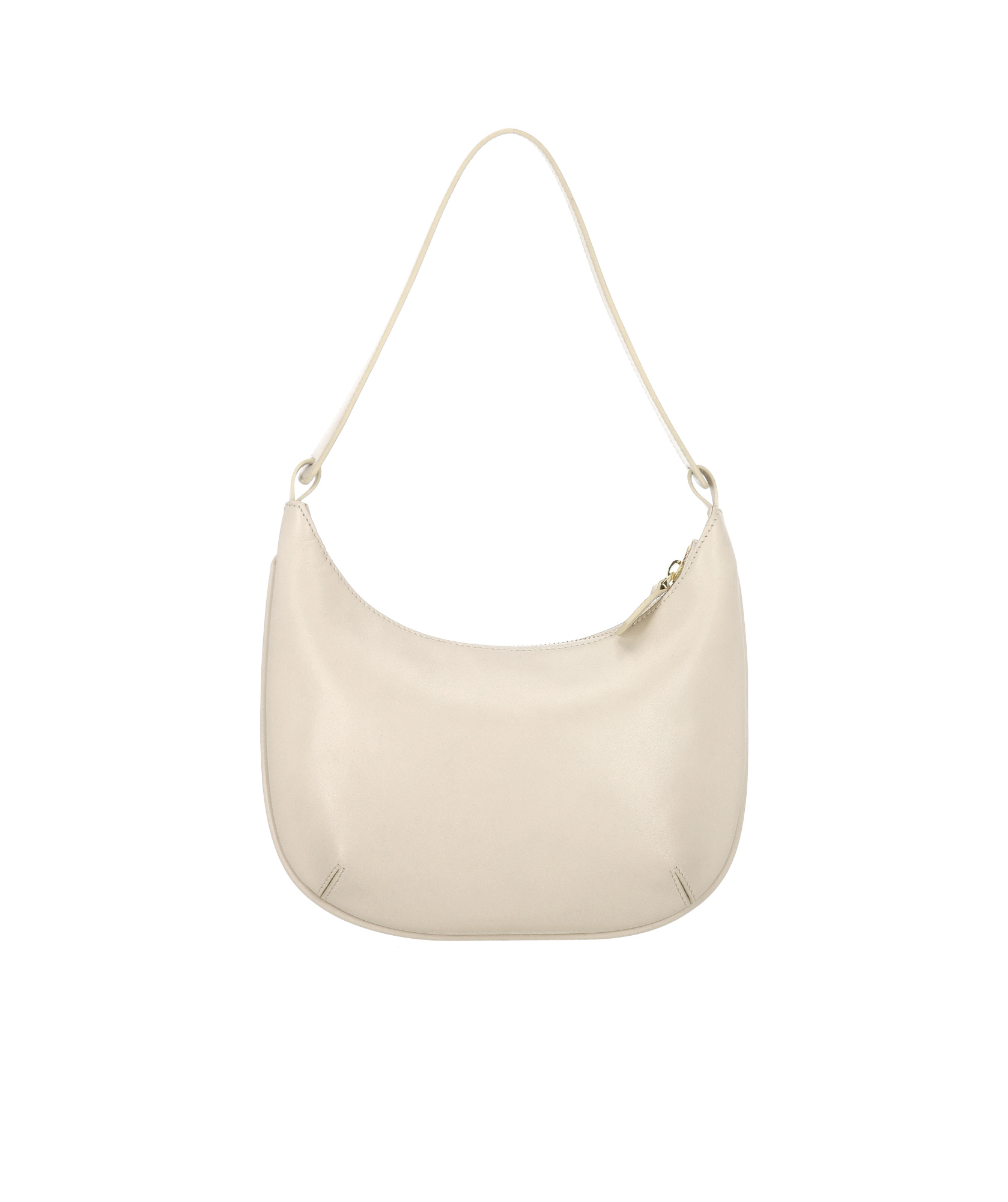 Manu Atelier Logo Shoulder Bag In Nude