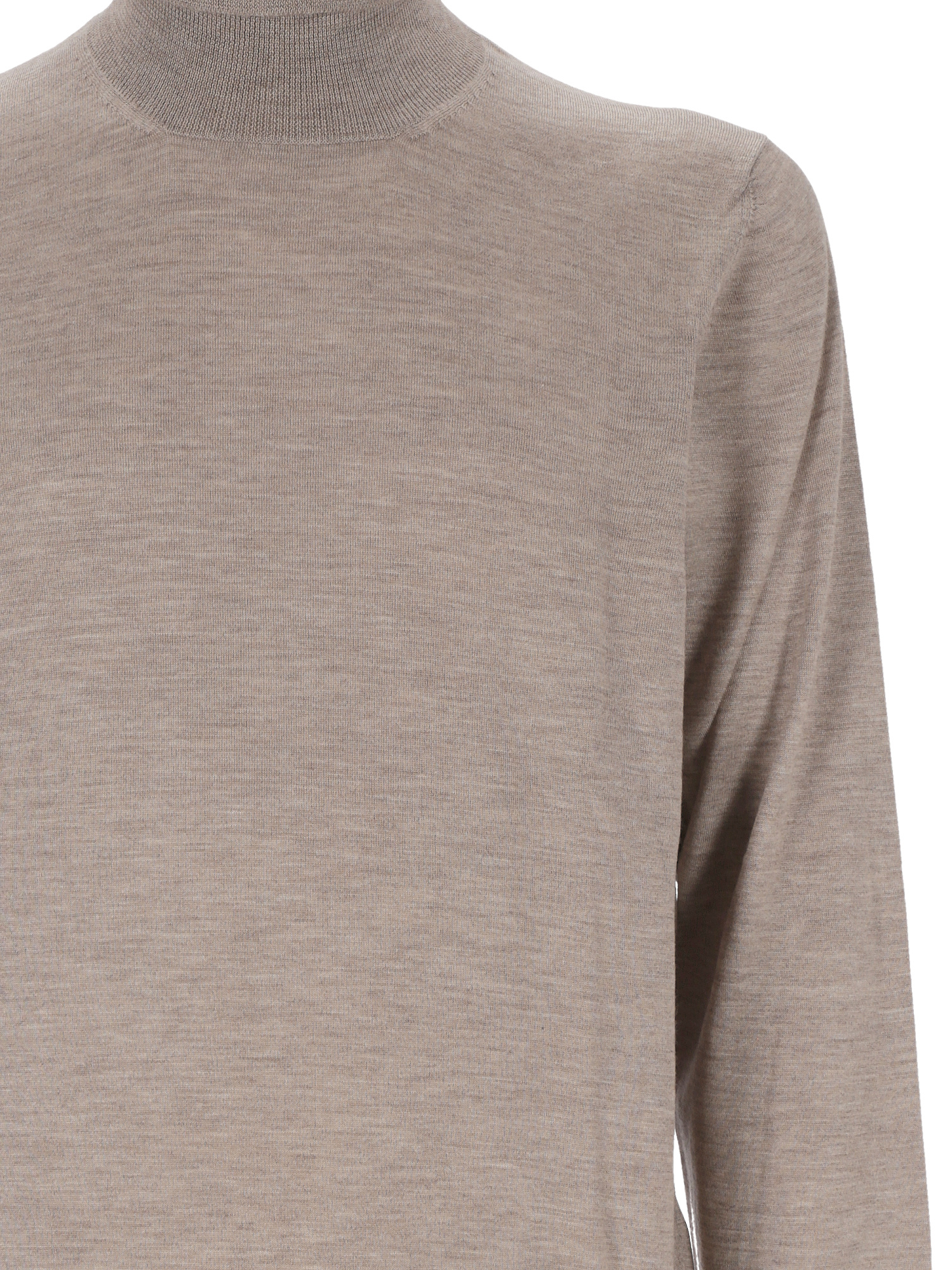 Gran Sasso Roll-neck Sweater In Nude