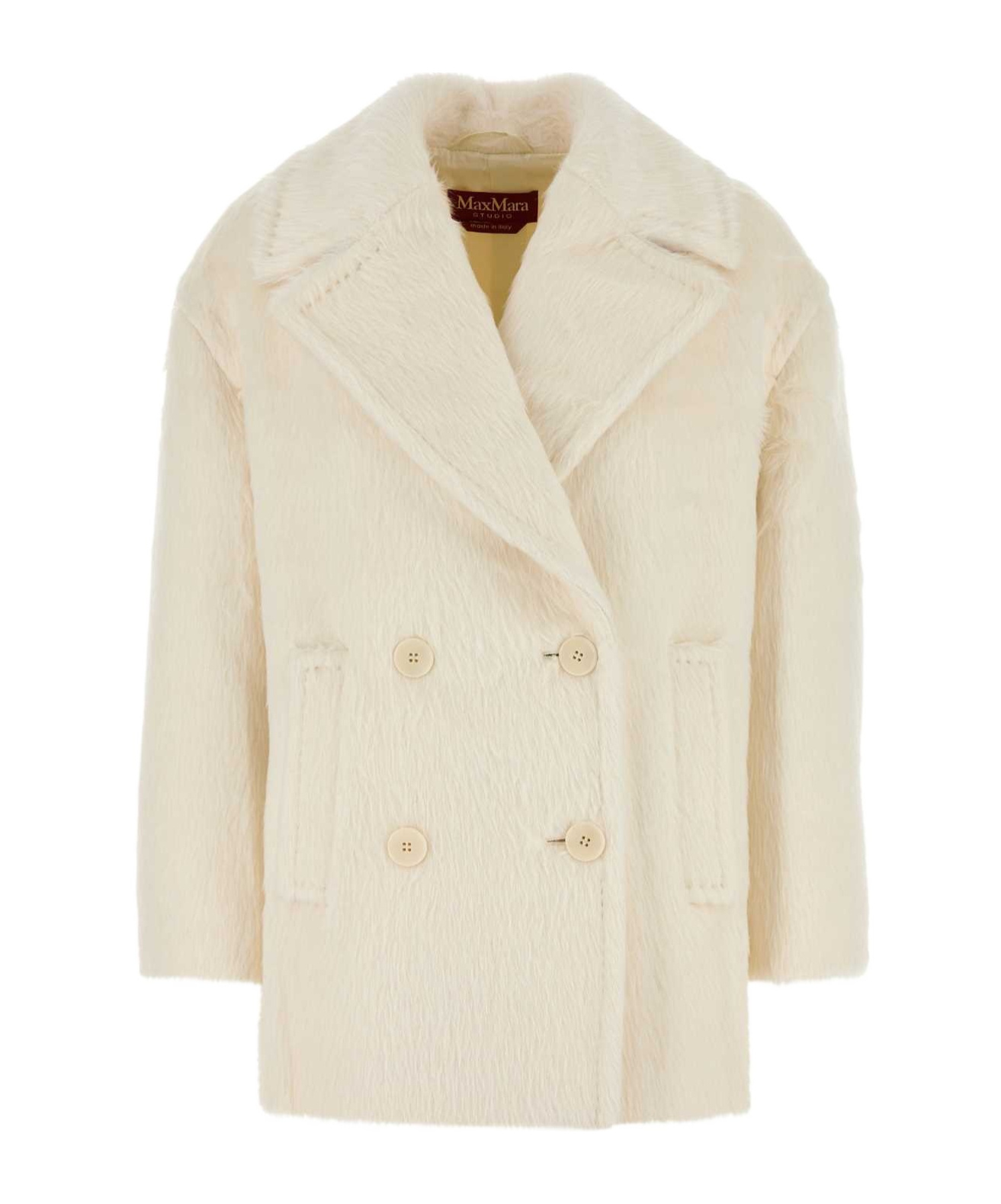 Max Mara Wool And Cashmere Pea Coat