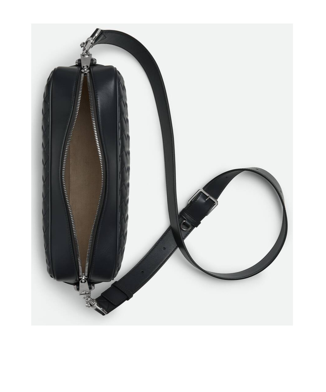 Bottega Veneta Leather Camera Mini Shoulder Bag