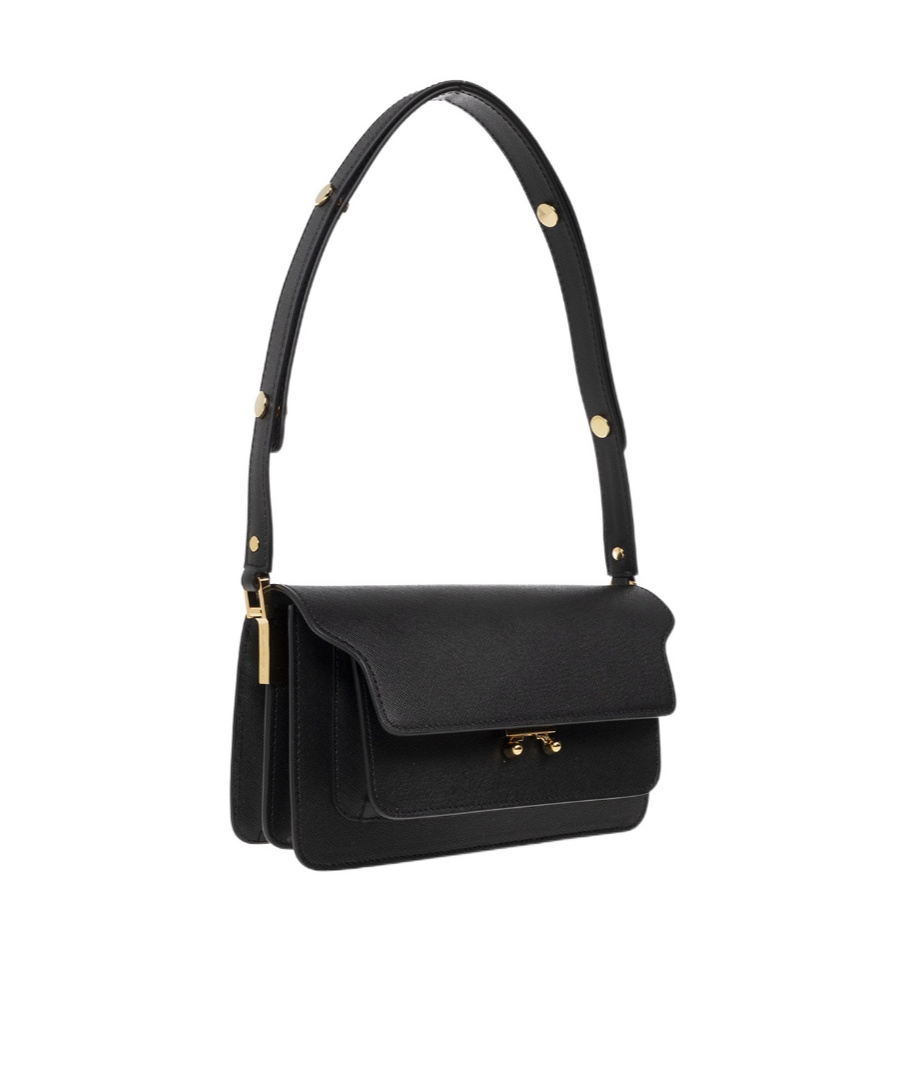 Marni Trunk Shoulder Bag In Black