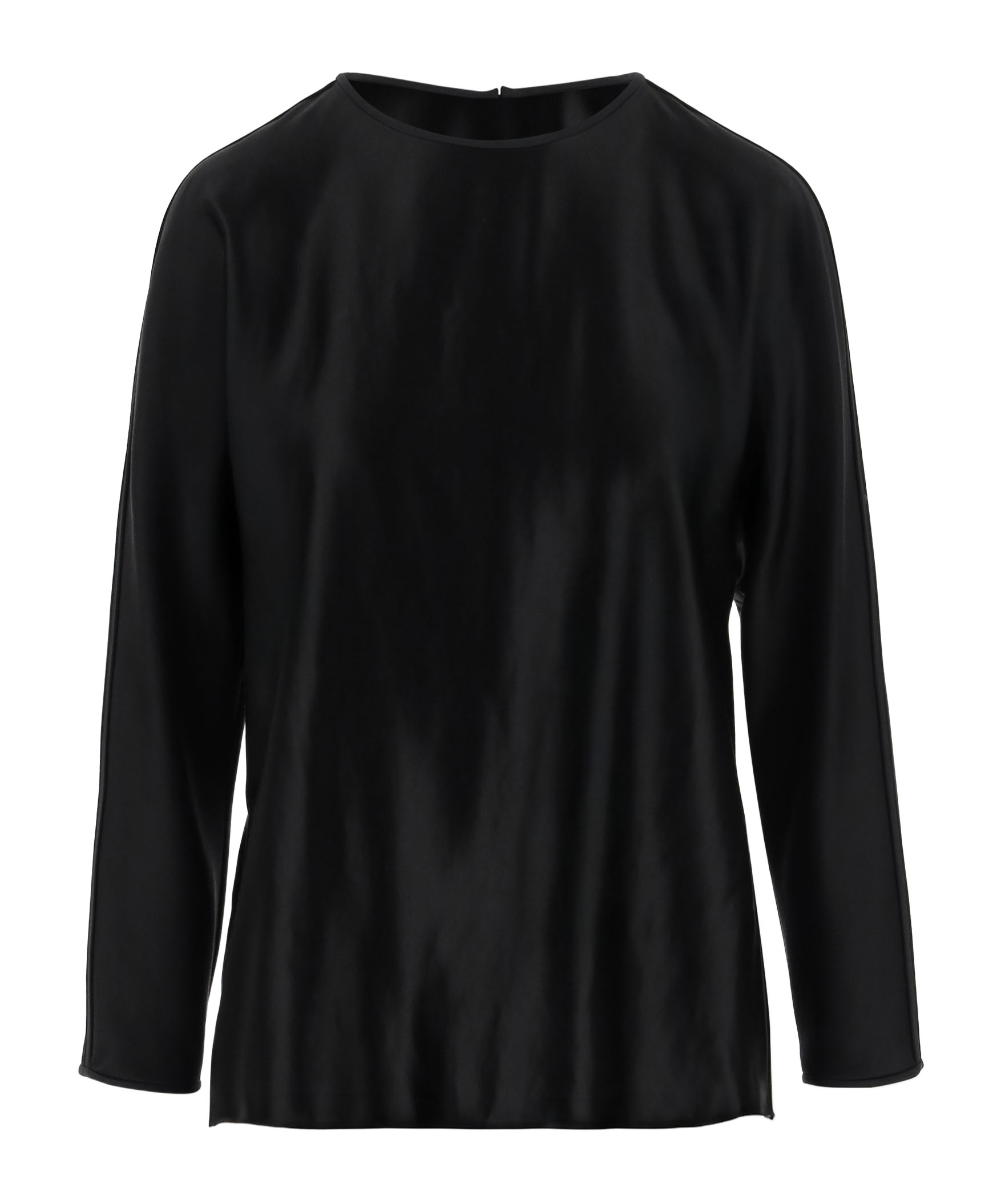 Giorgio Armani Silk Blouse With Tonal Piping