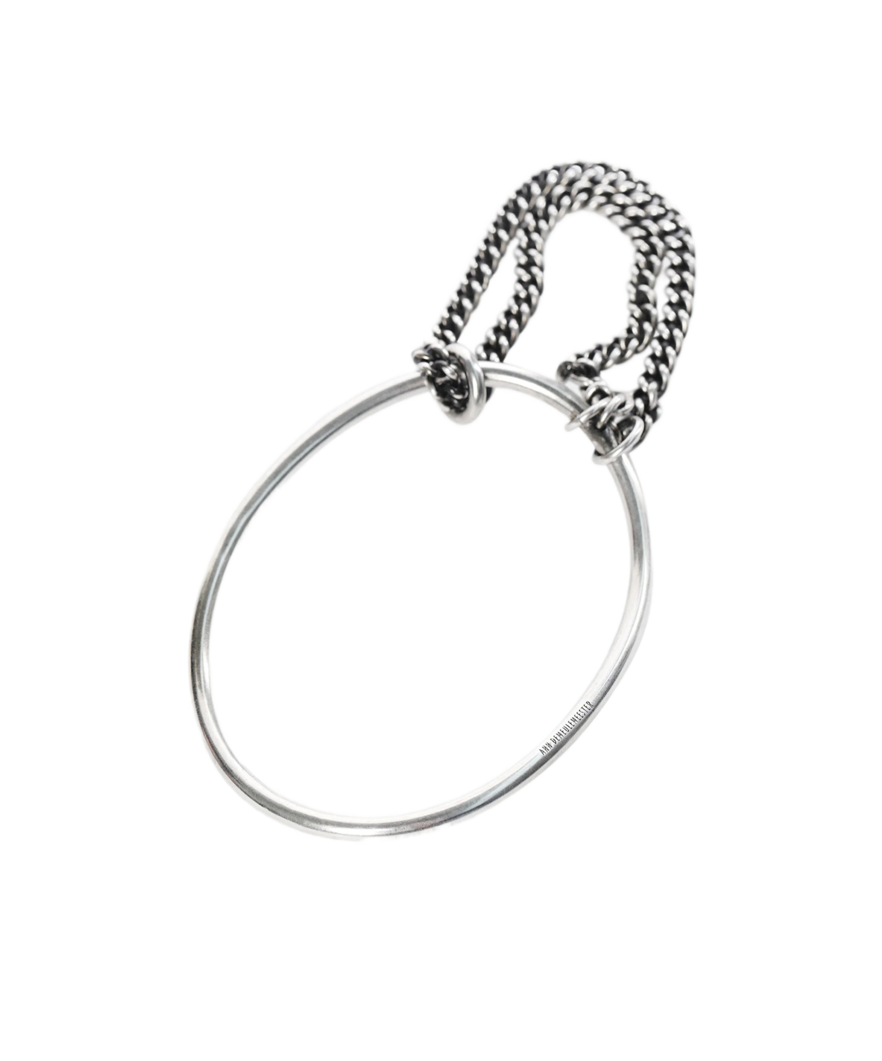 Ann Demeulemeester Vokko Bangle With Chain