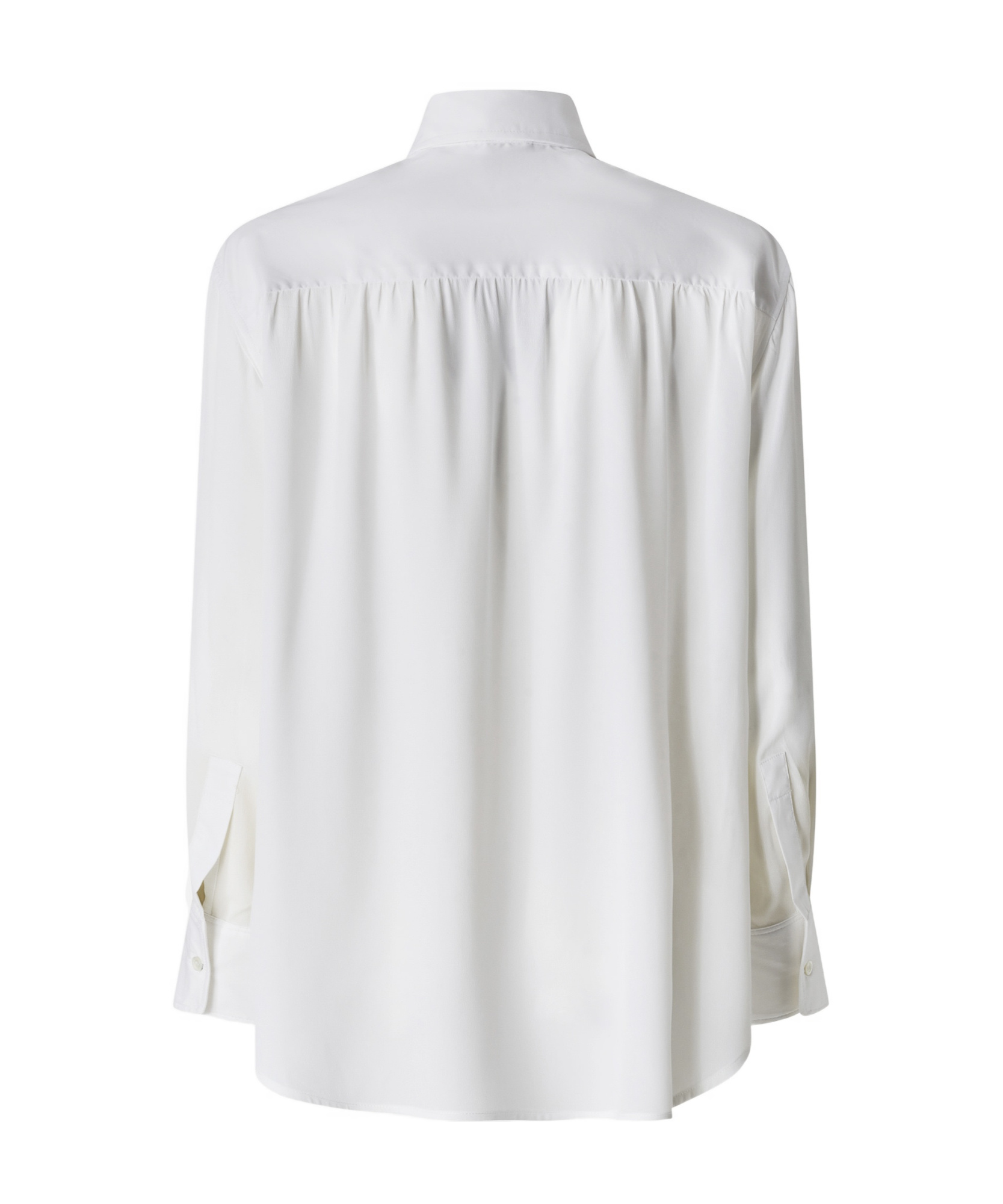 Pinko Classic White Button-down Tailored Shirt In Red