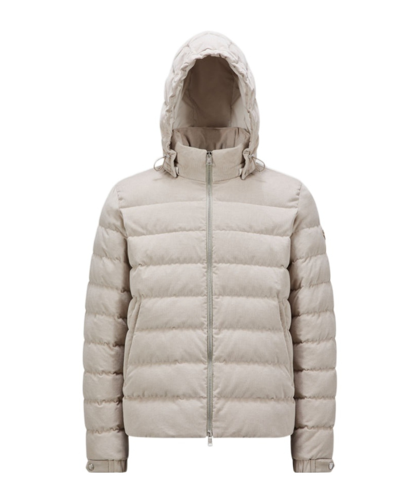 Moncler Chionea Short Down Jacket In Gray