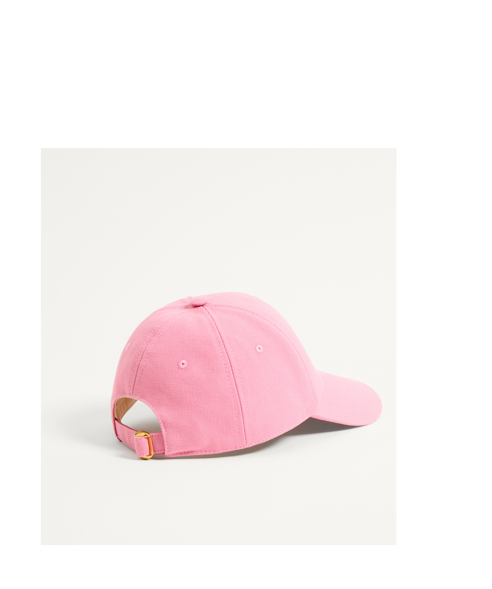 Valentino Pink Cotton Baseball Cap In Pink