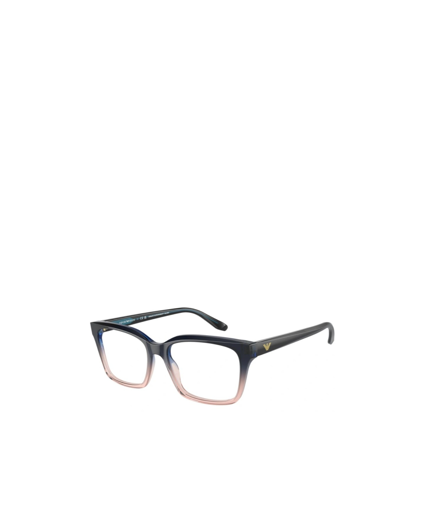 Emporio Armani Full Frame Plain Mirror In Black
