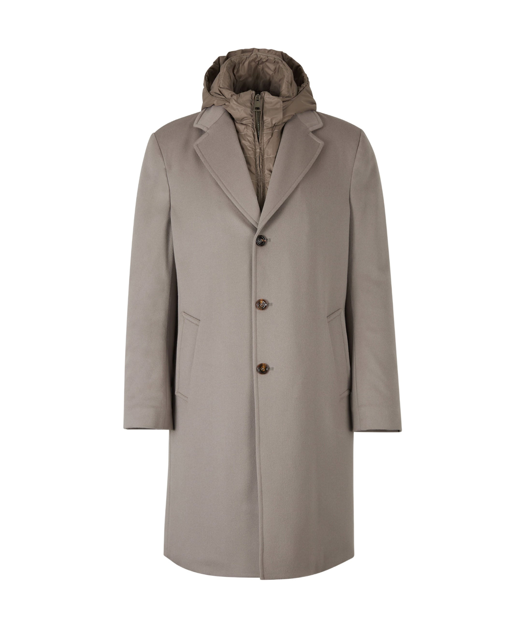 Kired Single-breasted Coat In Gray