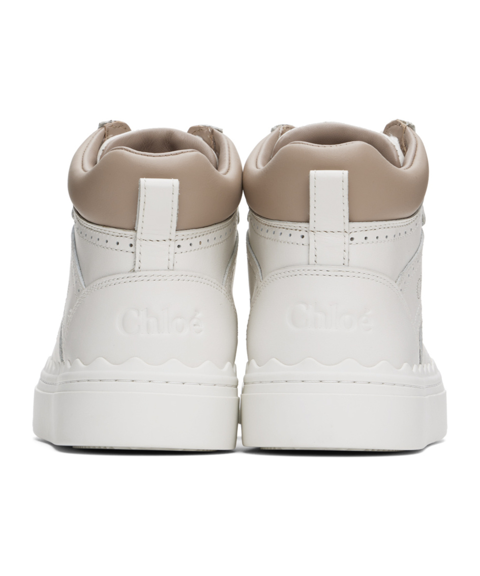 Chloé White Lauren Sneakers In White