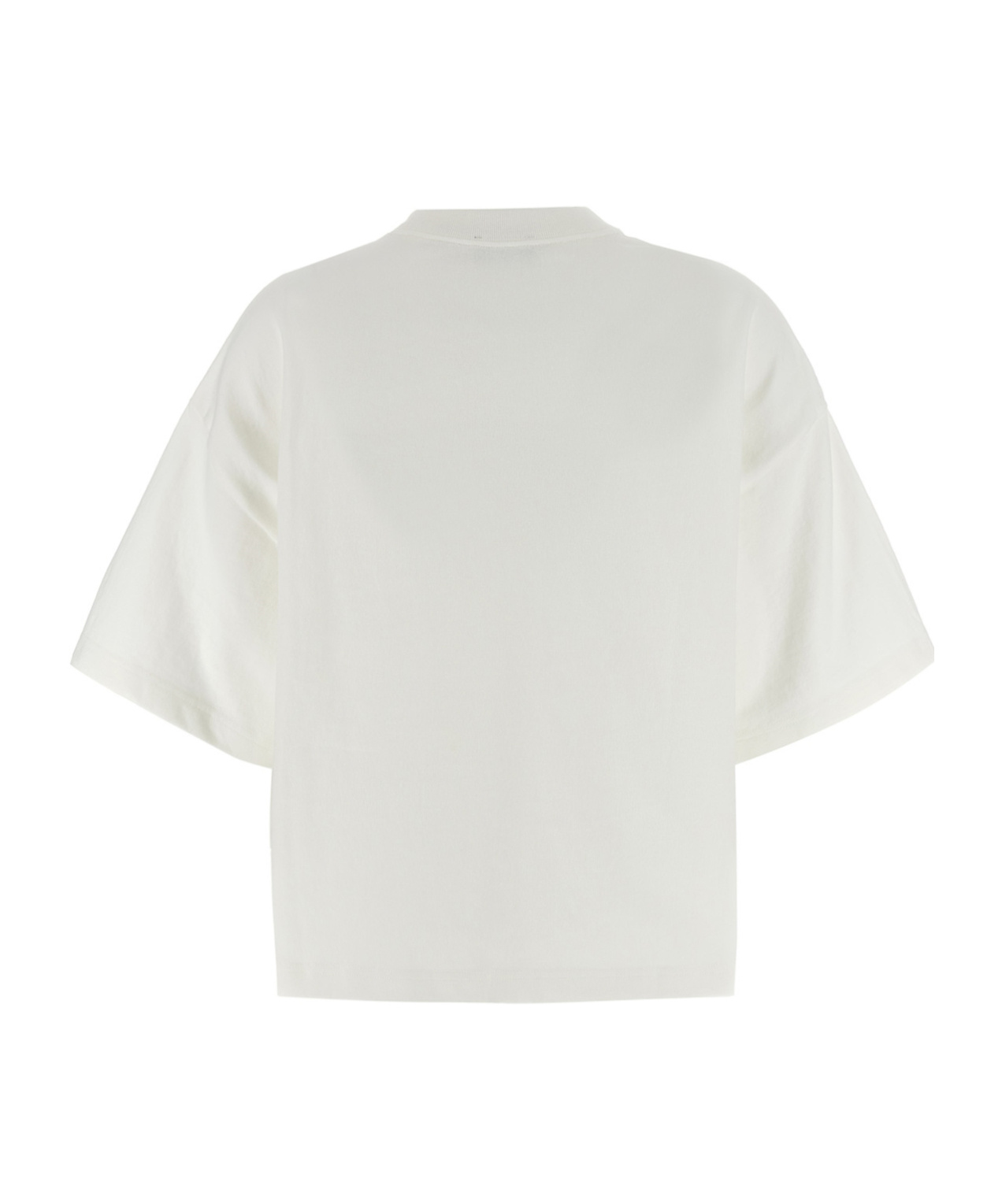 Shop Polo Ralph Lauren Logo-print Cotton T-shirt In White