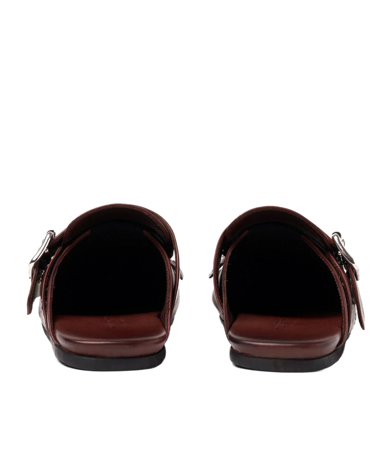 Scarosso Gemma Fringed Mule Flat Shoes In Multi