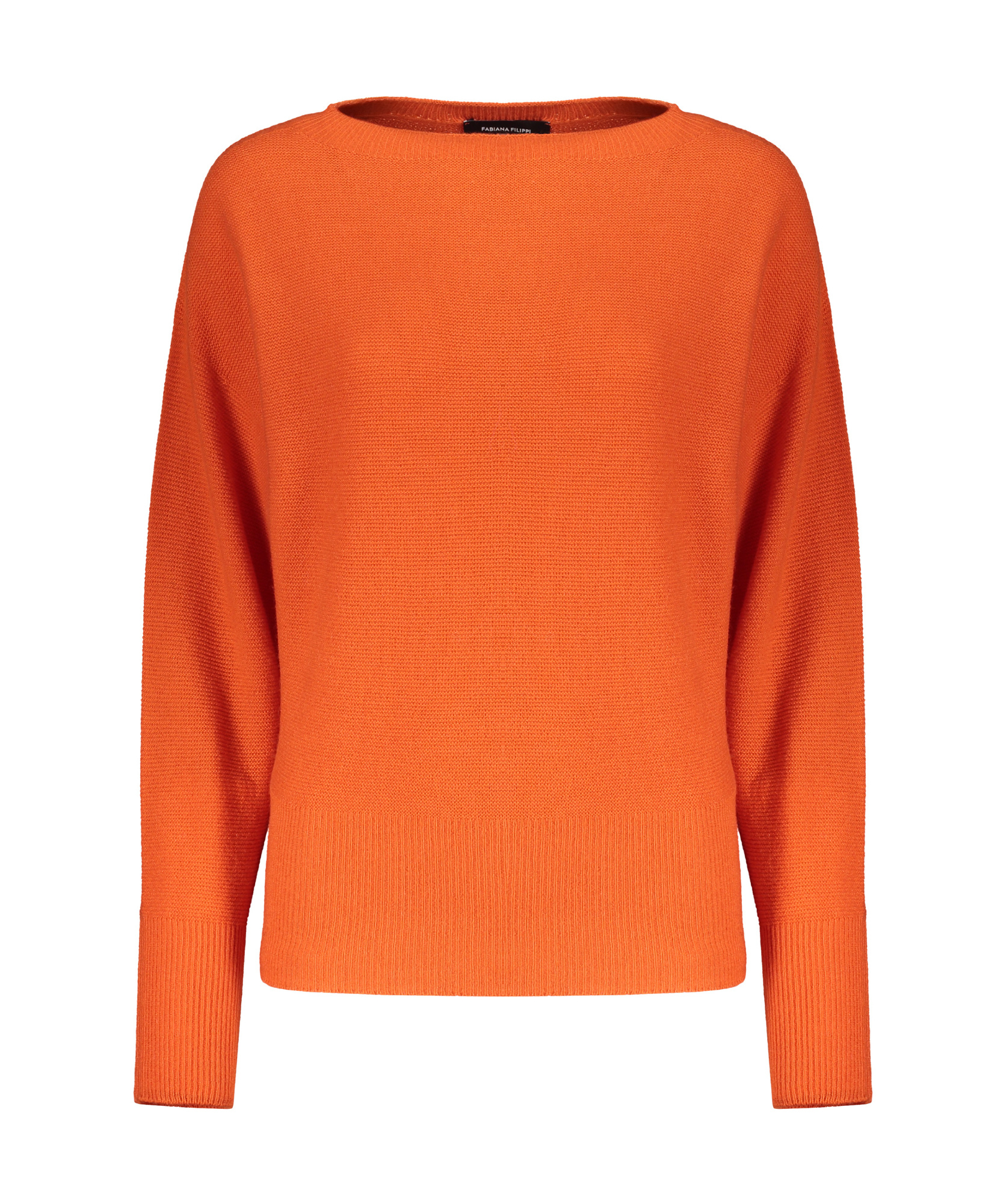 Fabiana Filippi Long Sleeve Sweater In Orange