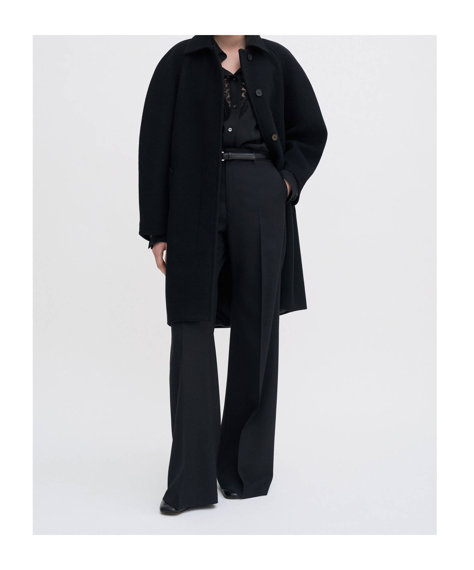 Filippa K Cocoon Coat In Animal Print