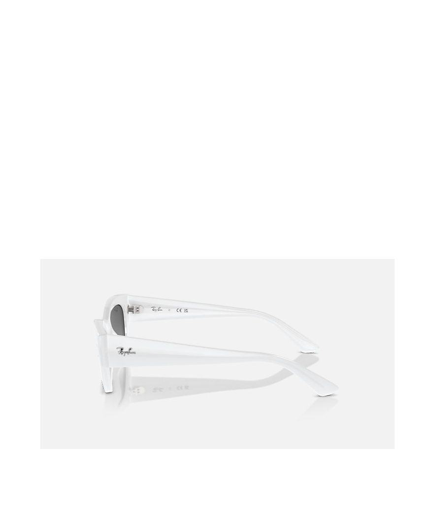 Ray Ban Full-frame Sunglasses In White