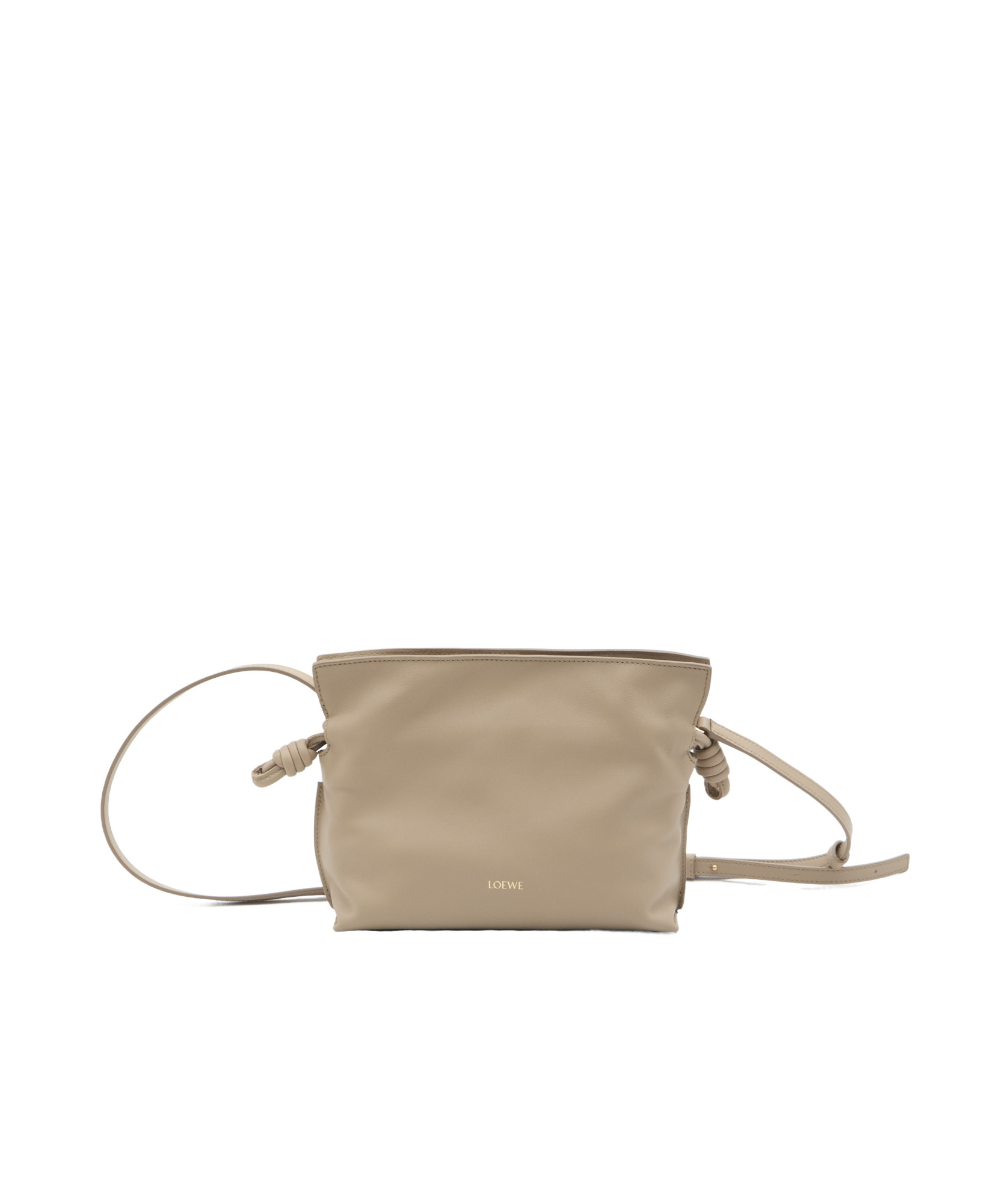 Loewe Mini Flamenco Clutch In Nappa Calfskin In Nude