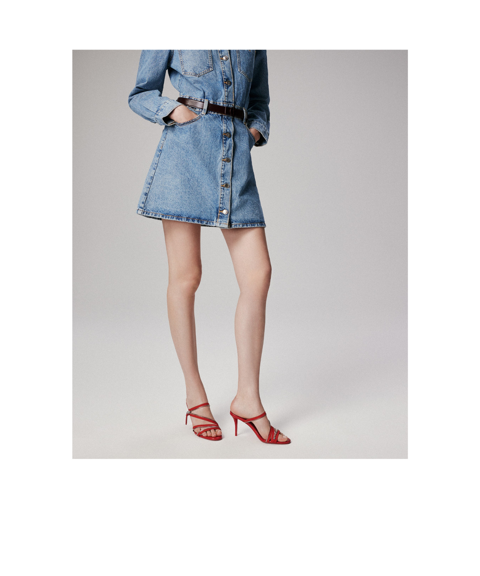 Christian Louboutin Meryl Zip Strass Leather Red Sole Sandals In Red