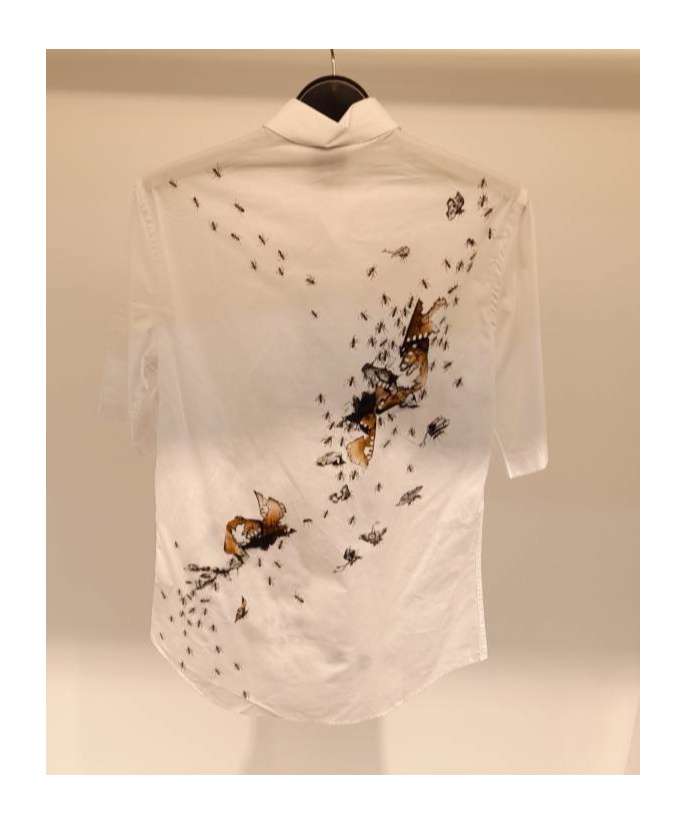 Mcq By Alexander Mcqueen Short-sleeved Shirt In Nude