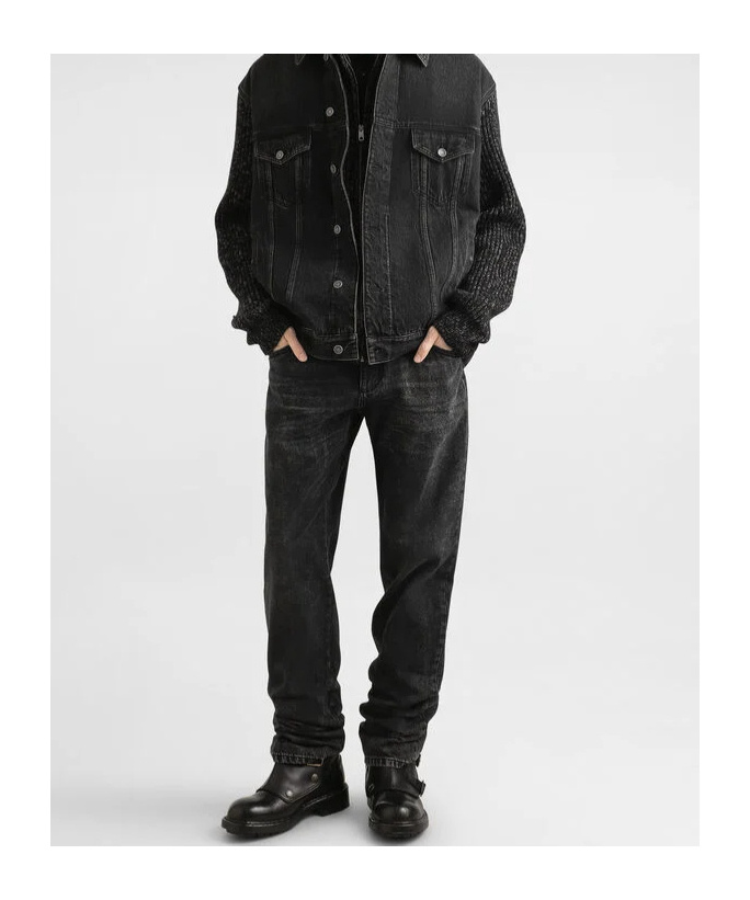 Dolce & Gabbana Trousers With Belt Loops And Contrast Stitching In Multi
