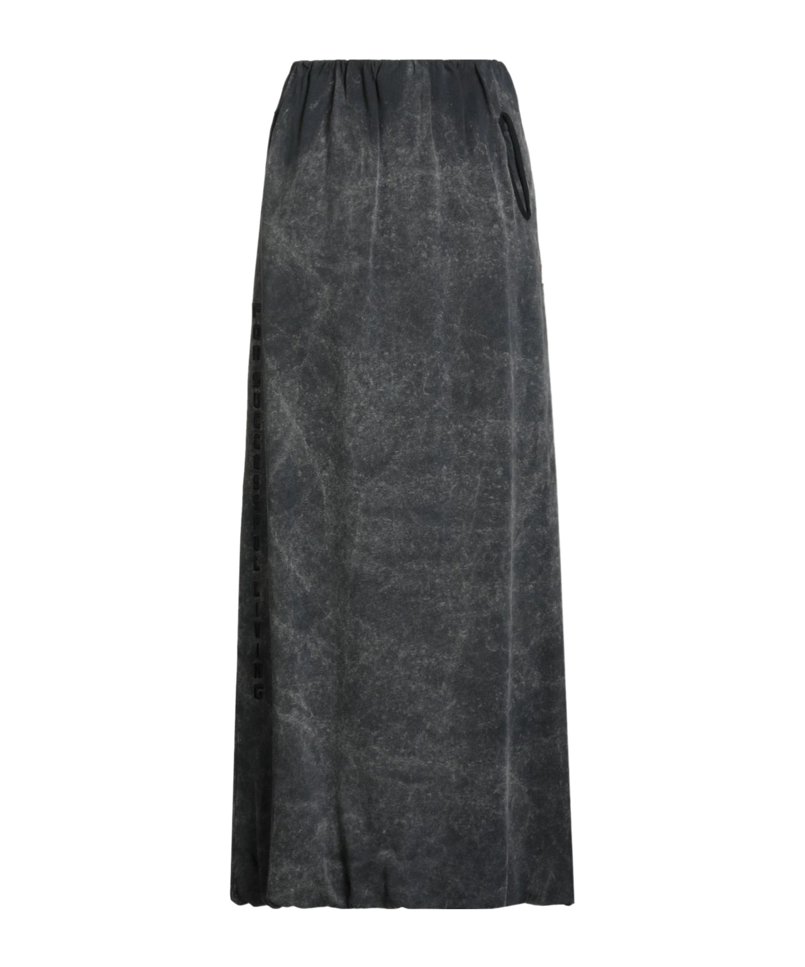 Diesel Fashion Gradient A-line Skirt In Black