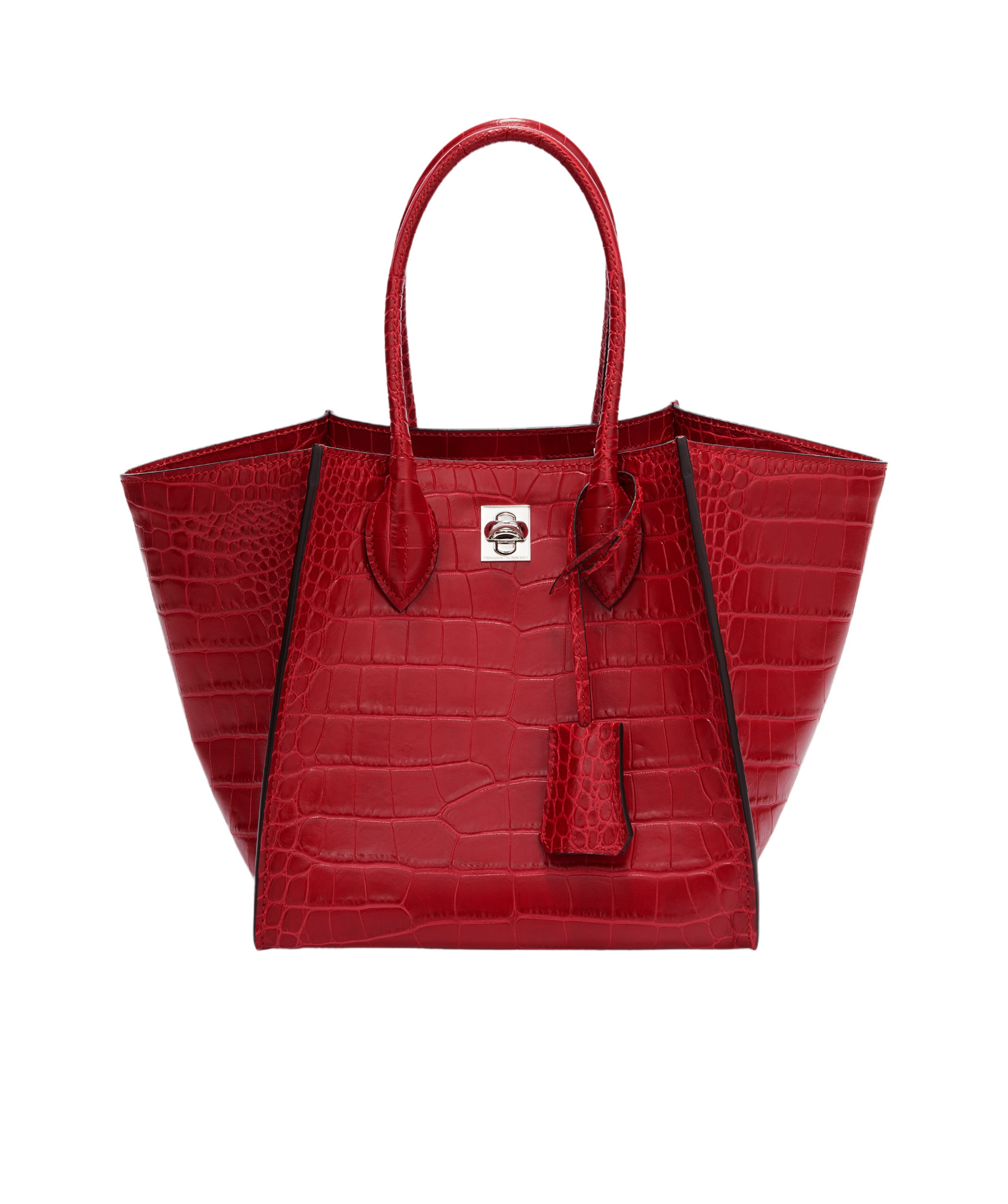 Ermanno Scervino Double Handle Shoulder Bag In Red