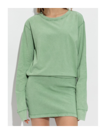 Dsquared2 Long-sleeve Mini Dress In Green