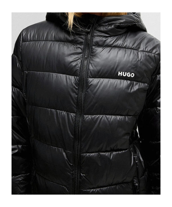 Hugo Boss Long-sleeved Cotton Clothes In Black