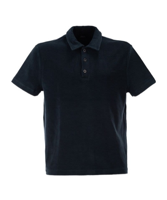 A.p.c. Julian Short-sleeves Polo Shirt In Black