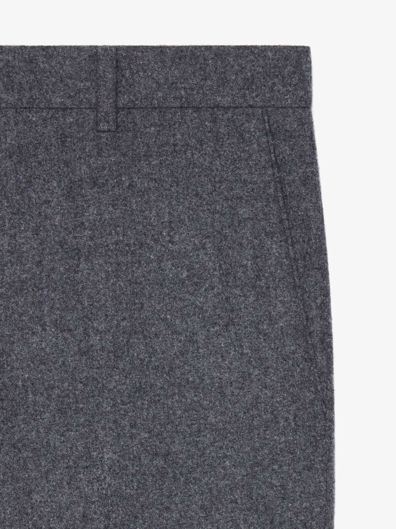 Givenchy Belt Loop Wool Casual Pants In Black