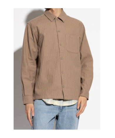 Samsoe & Samsoe Sadamon Shirt In Neutral