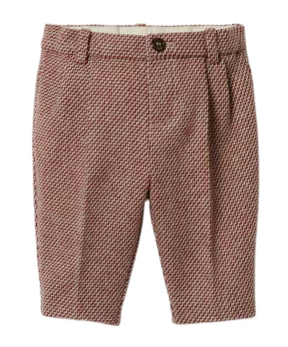 Gucci Knitted Wool Trousers In Brown