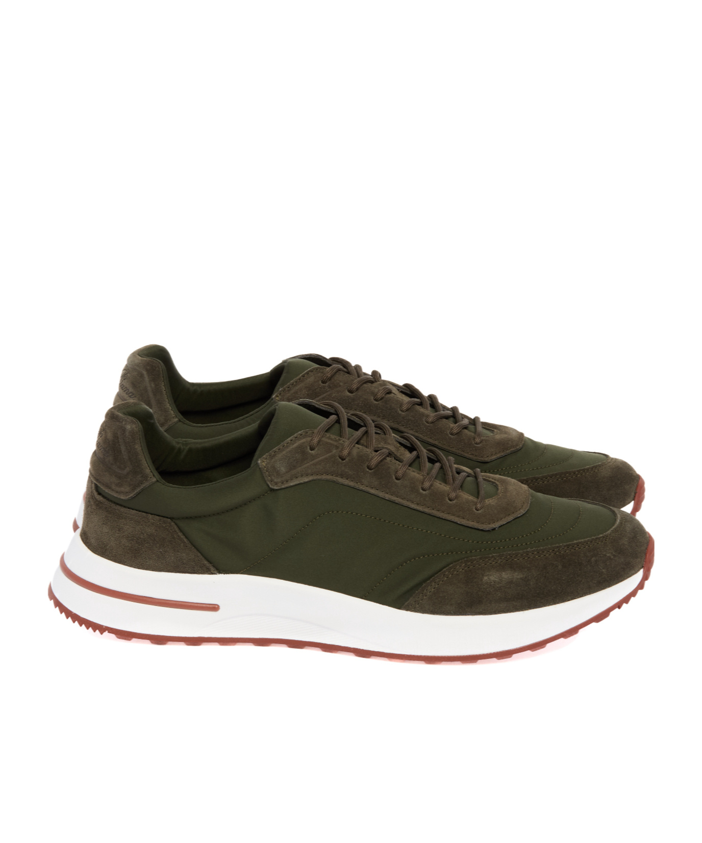 Loro Piana Week End Walk Sneakers In Green