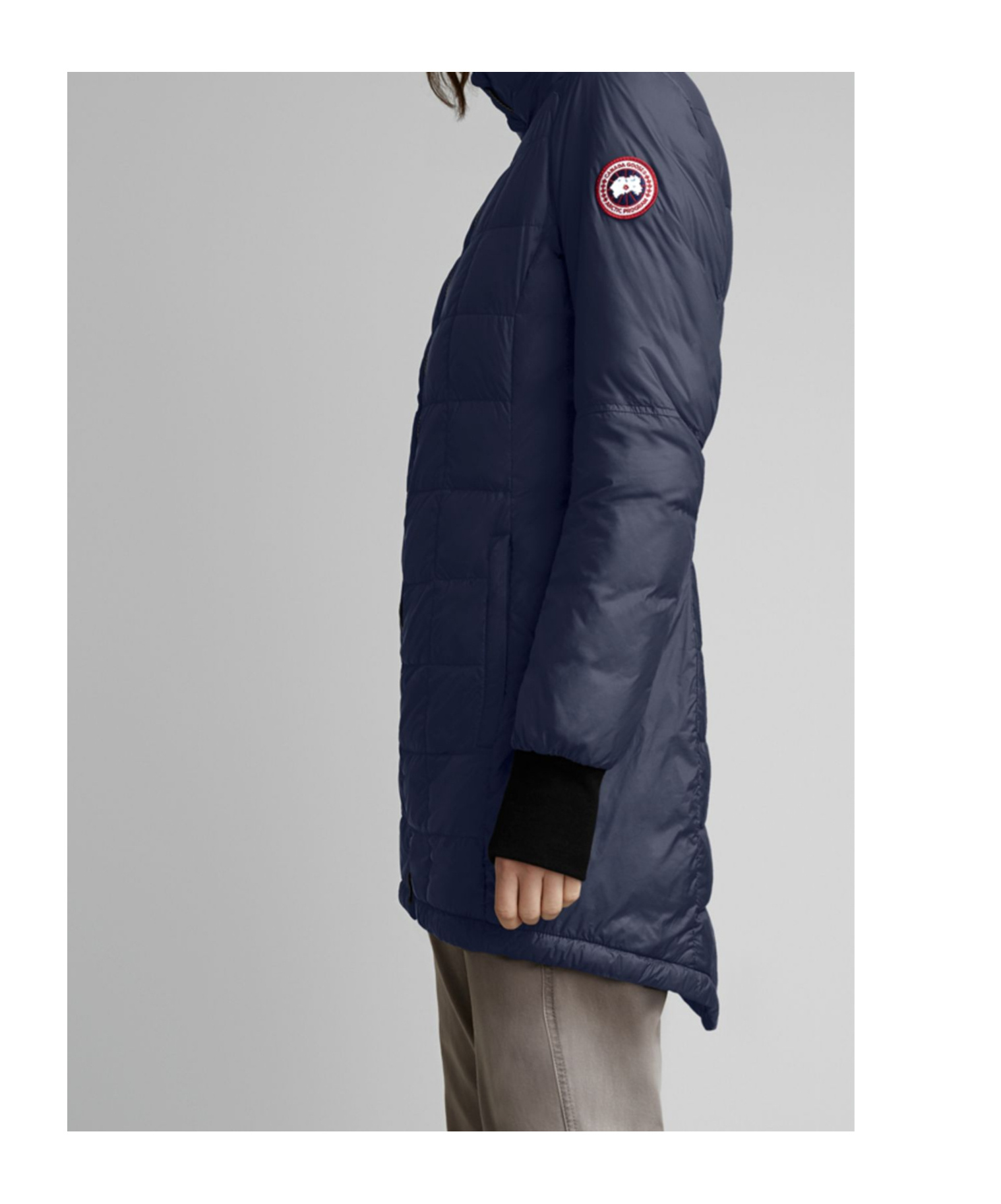 Canada Goose Mystique Parka Coat In Black