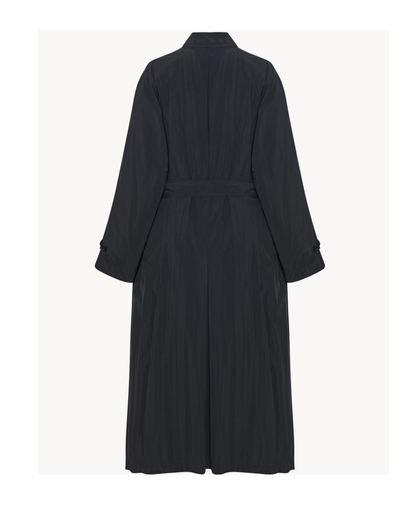 The Row Long Sleeve Coat In Black