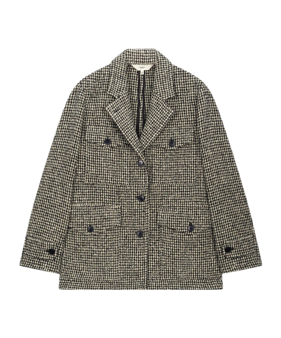 Barena Venezia Checkered Casual Jacket In Gray
