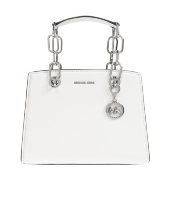 Michael Michael Kors Cynthia Tote Bag In White
