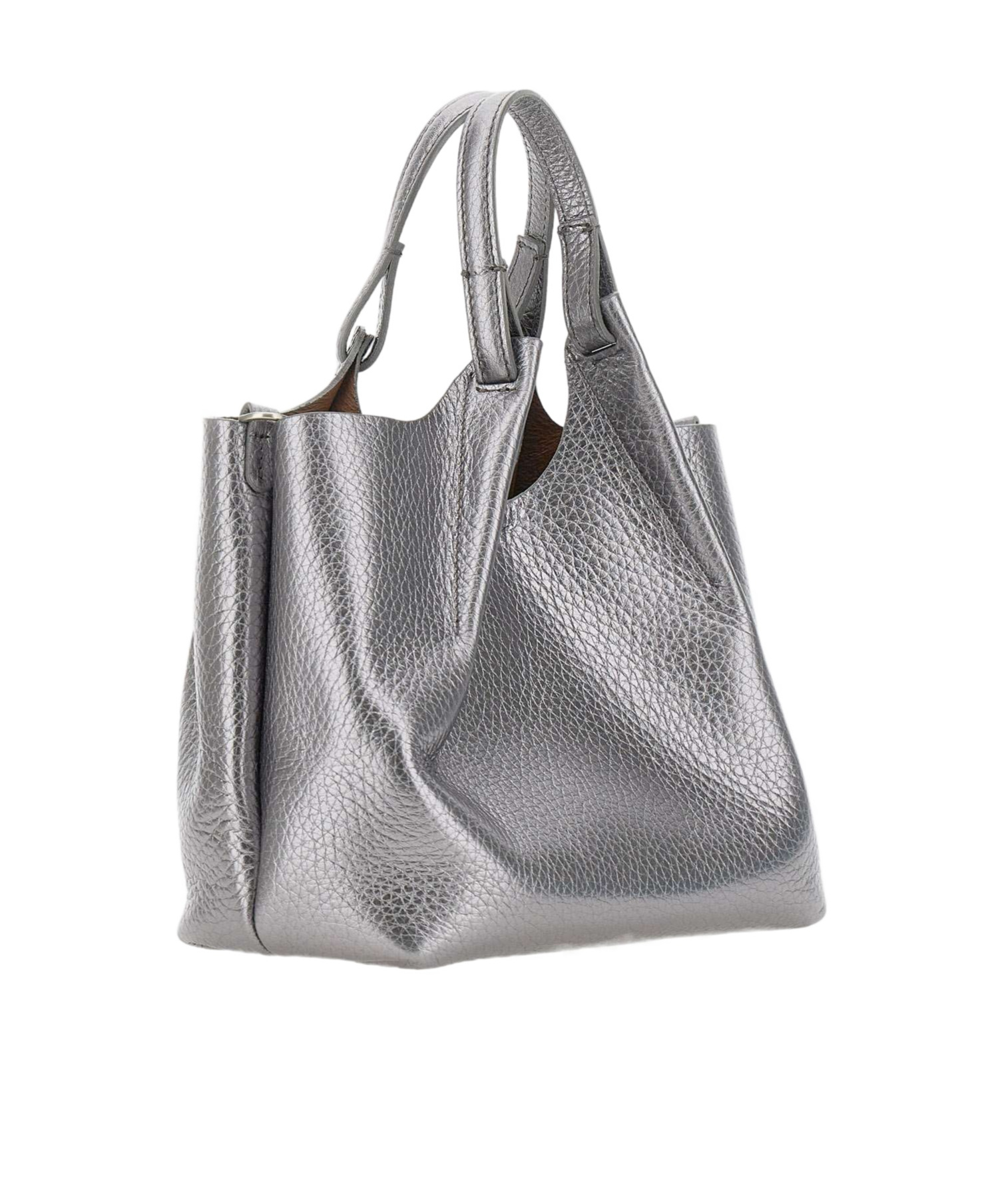 Gianni Chiarini Dua Tote Bag In Gray