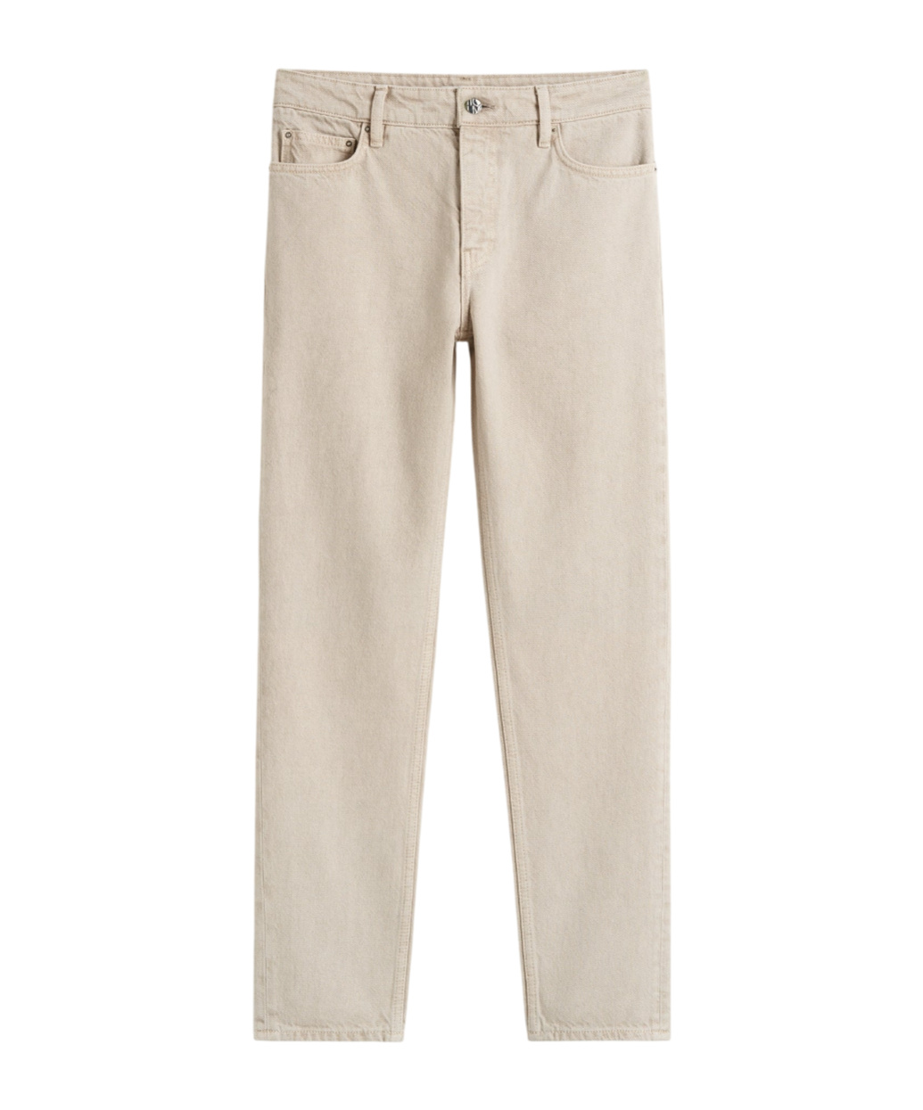 Totême Low-taper Jeans In Nude