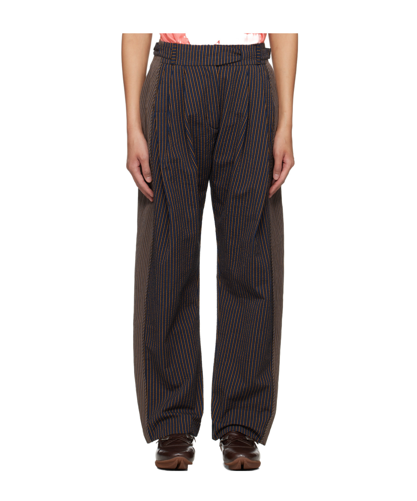 Kiko Kostadinov Cauda Pleated Trousers