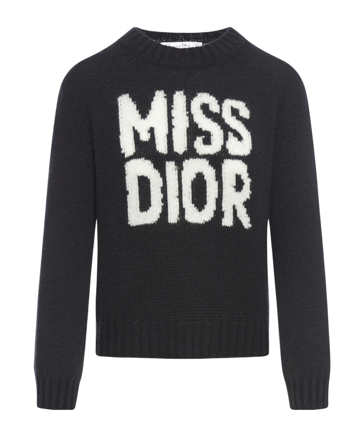 Dior Long-sleeved Sweater In Blue