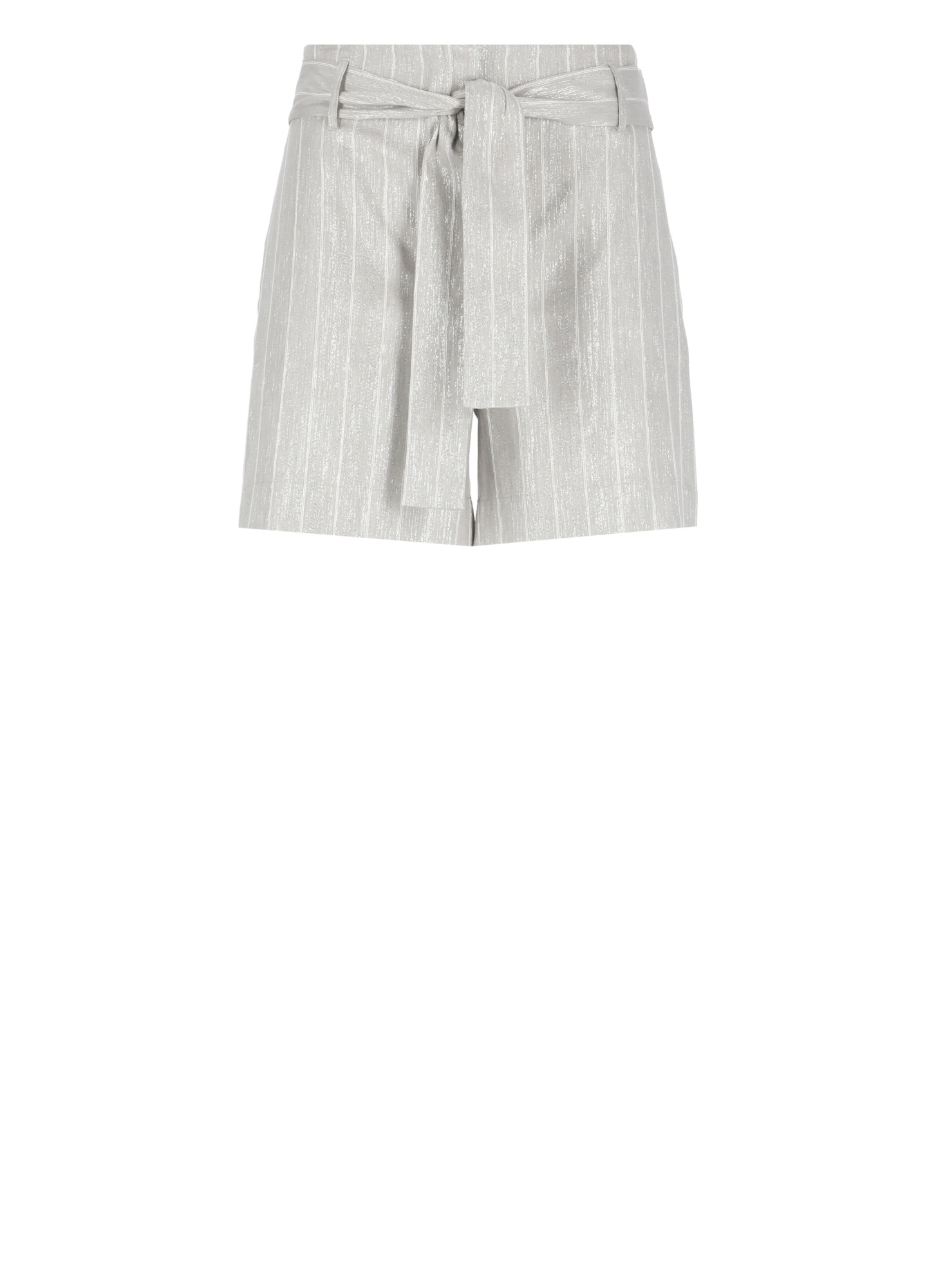 D Exterior D. Exterior Silver Viscose Blend Bermuda Shorts In Gray
