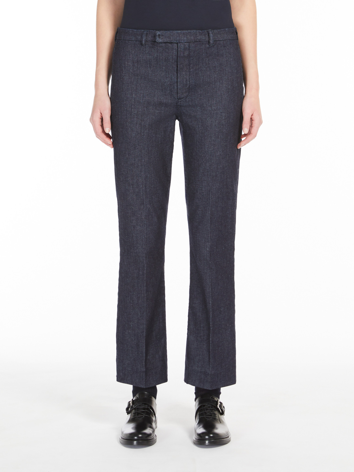 Max Mara Jeans Bell Bottoms In Black
