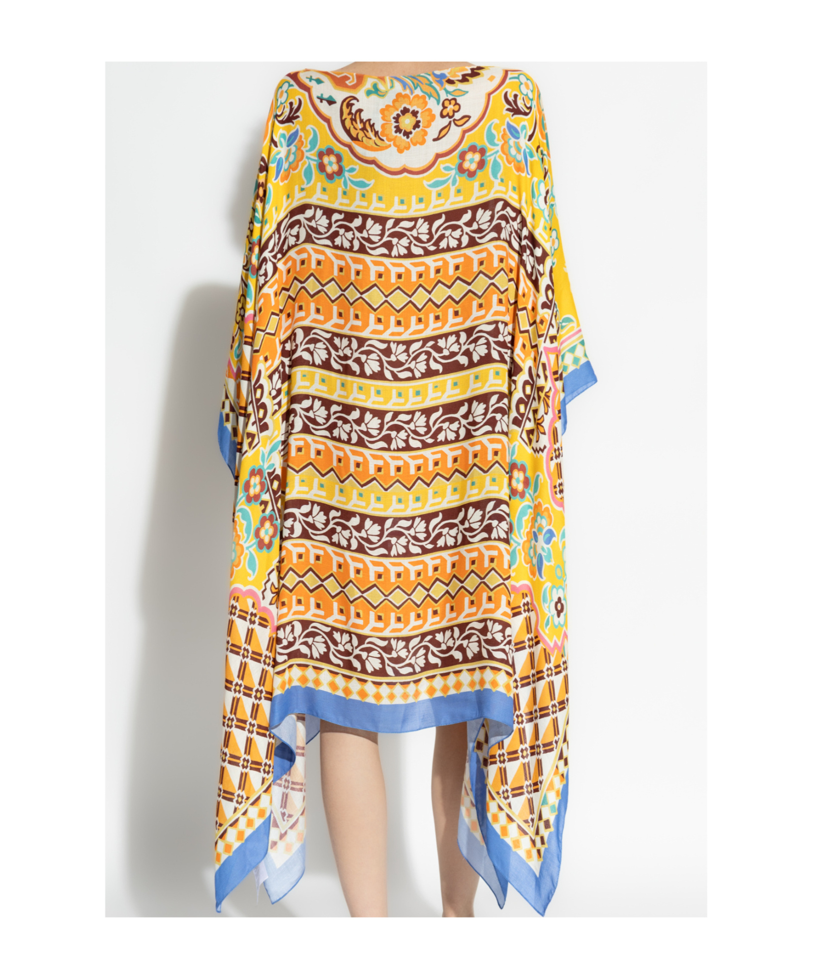 Etro Paisley Printed Beach Dress In Yellow