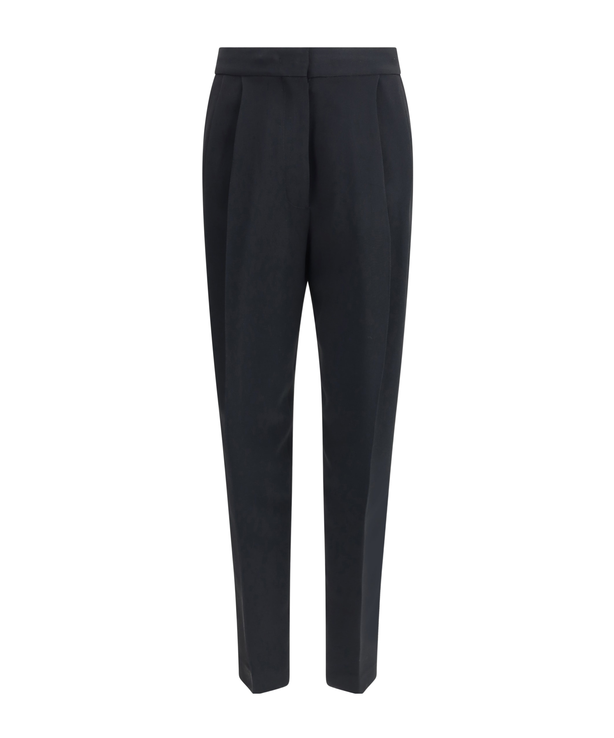 Fabiana Filippi Pleated Detail Track Pants In Black