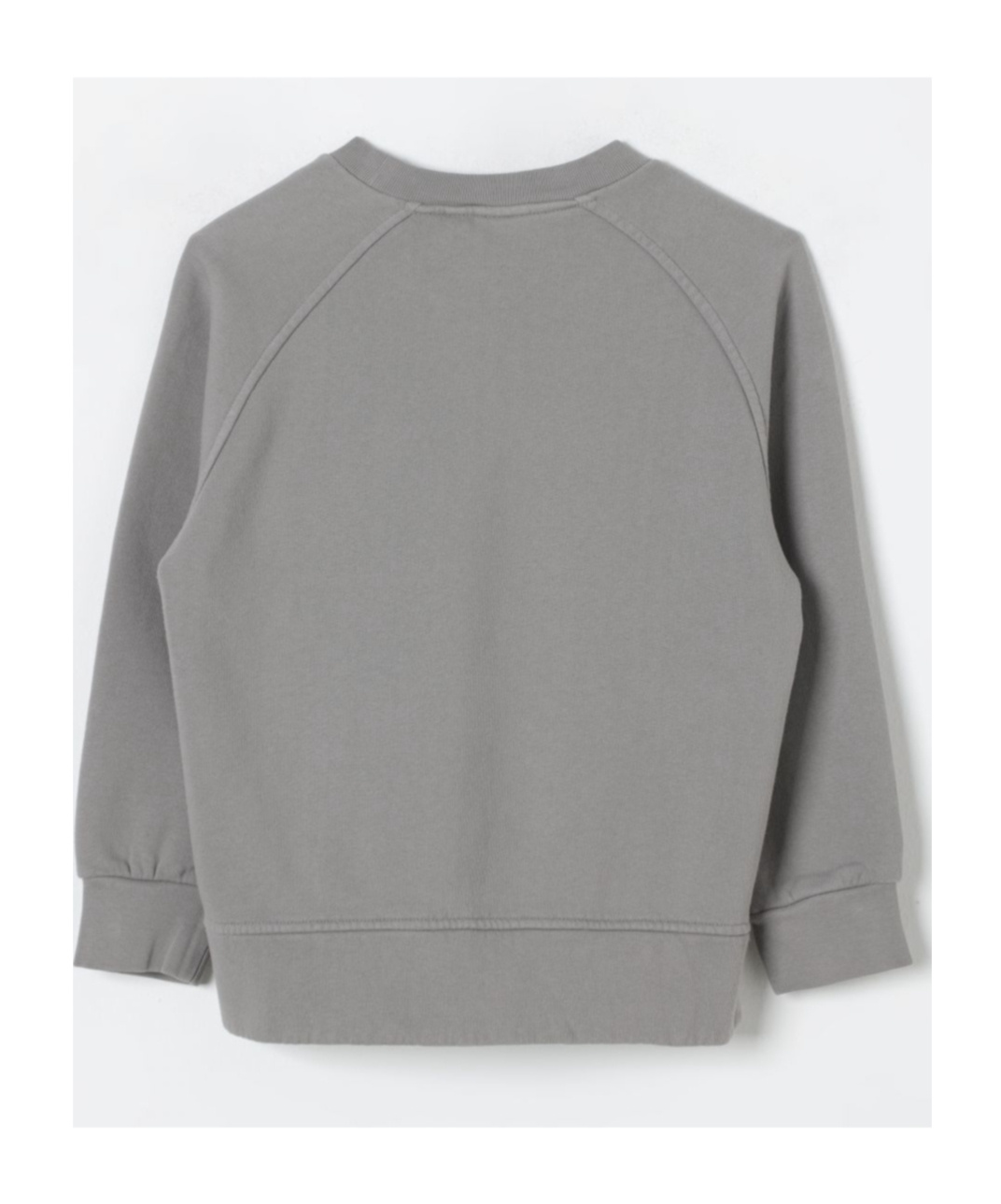 Aspesi Logo-tab Cotton Sweatshirt In Gray