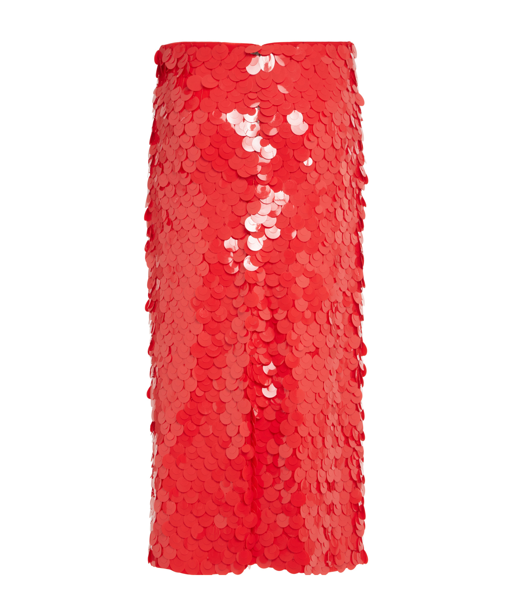 Alice And Olivia Zippered Skirt In Red