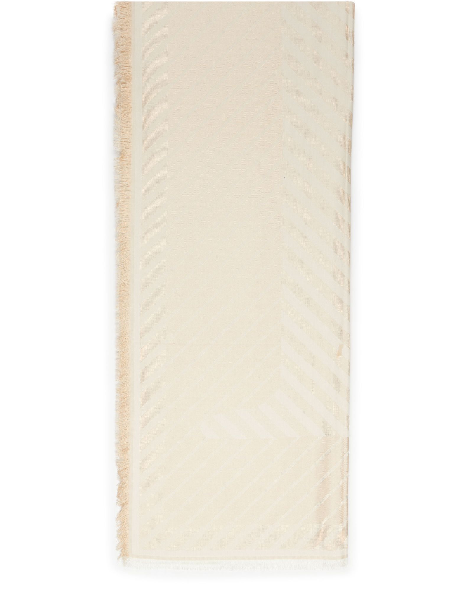 Max Mara Pattern Scarf In Nude
